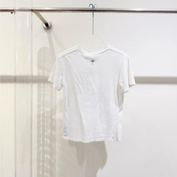 🚩steal authentic Dior White T-Shirt with Logo Tag - Picture 2 of 6